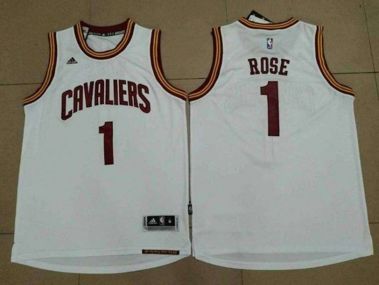 Men Cleveland Cavaliers #1 Rose White NBA Jerseys->los angeles angels->MLB Jersey